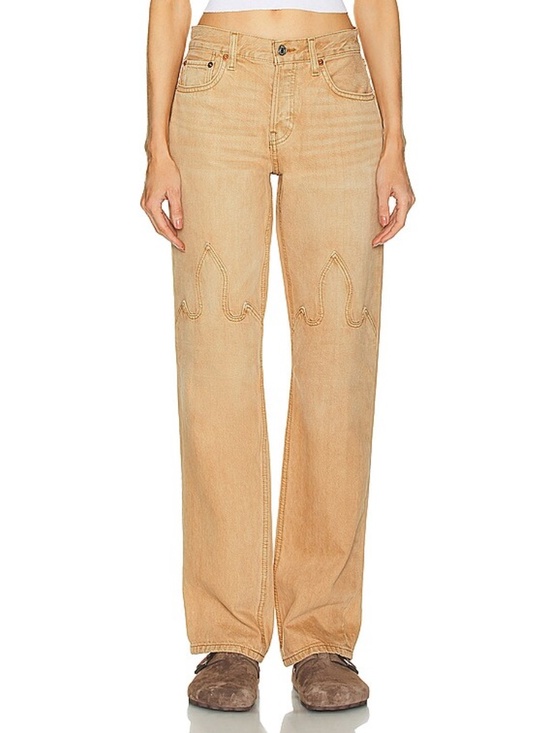 RE/DONE Denim - RE/DONE Easy Straight Jeans in Western Desert Sand